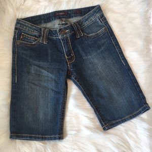 Hot Kiss Denim Bermuda Shorts